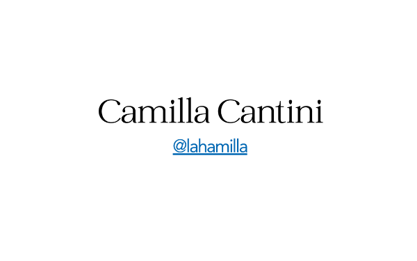 Camilla Cantini